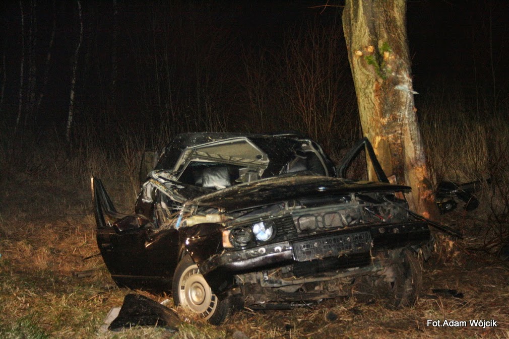 Seria wypadków na drogach 